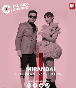 Miranda en el afiche del show