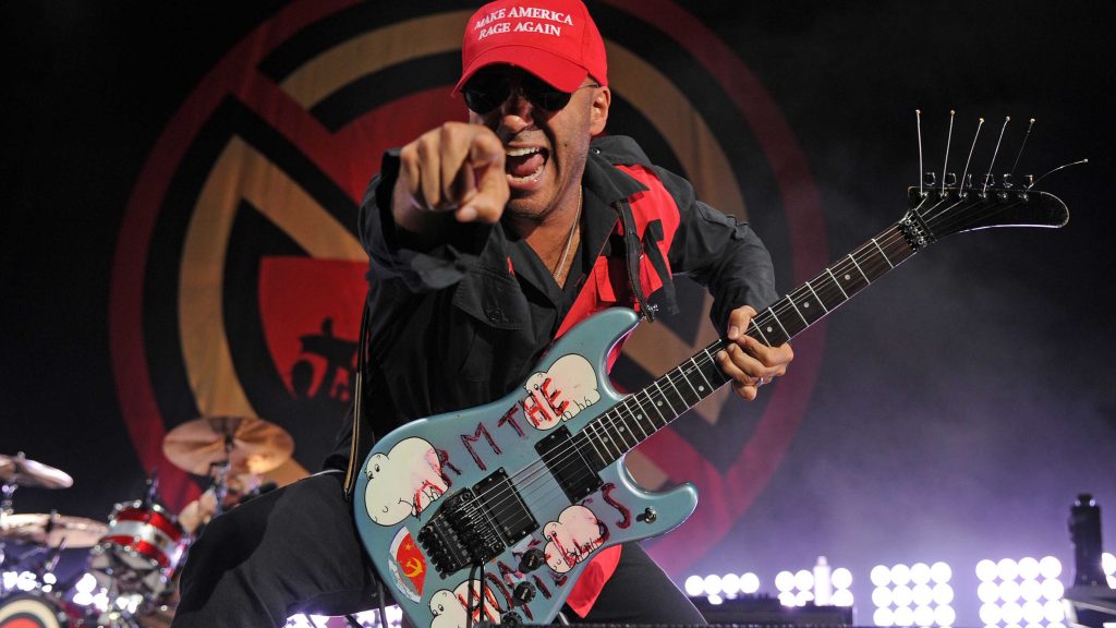 Tom Morello y la guitarra que usó en Rage Against The Machine