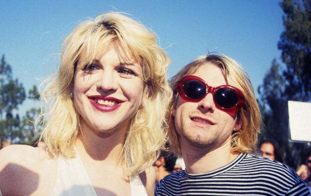 Kurt Cobain y Courtney Love