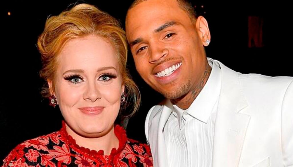 adele y chris brown rumor