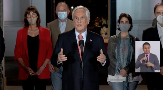 piñera reconoce el apruebo