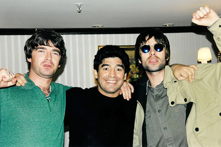 maradona hermanos gallagher oasis mejor
