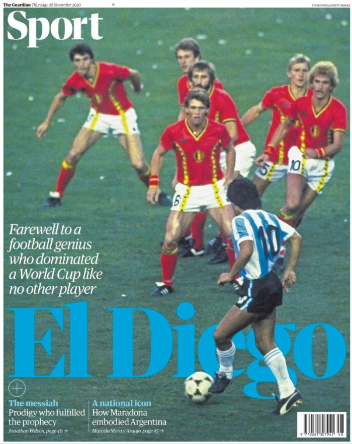 maradona portadas muerte 