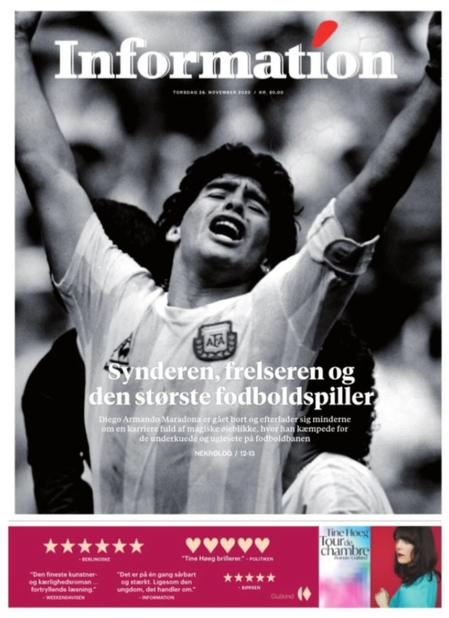maradona portadas muerte 