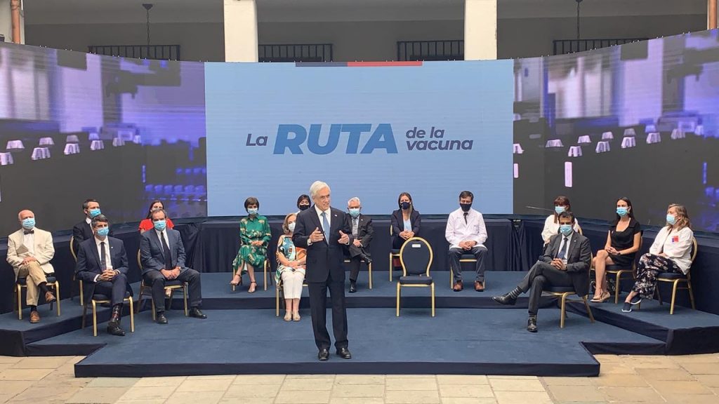 ruta de la vacuna pfizer en chile