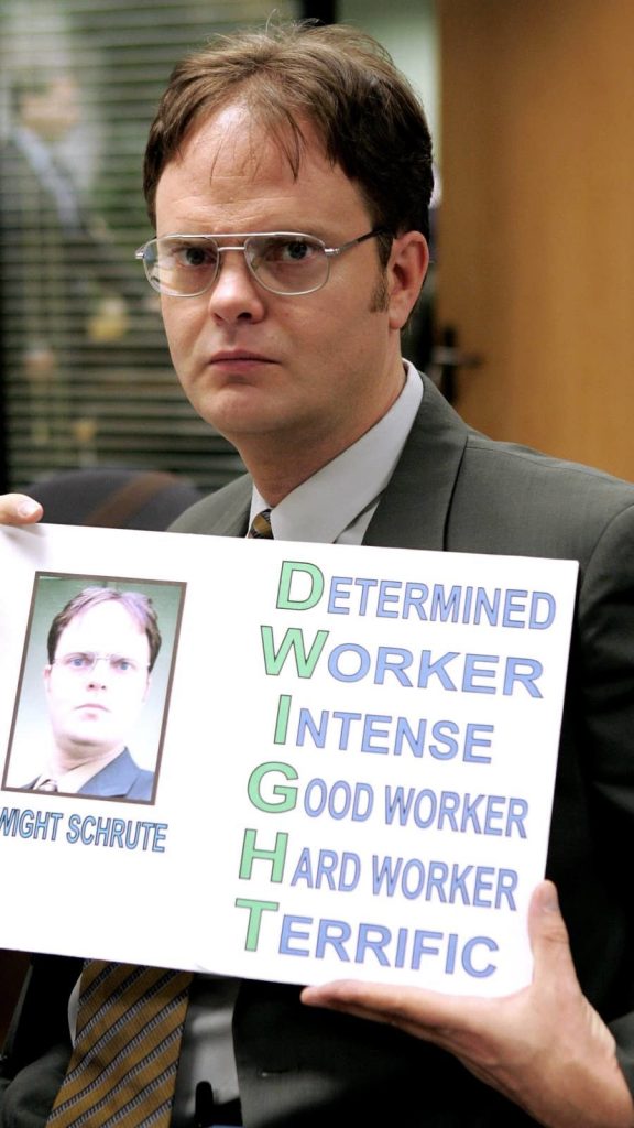 dwight the office matrix broma