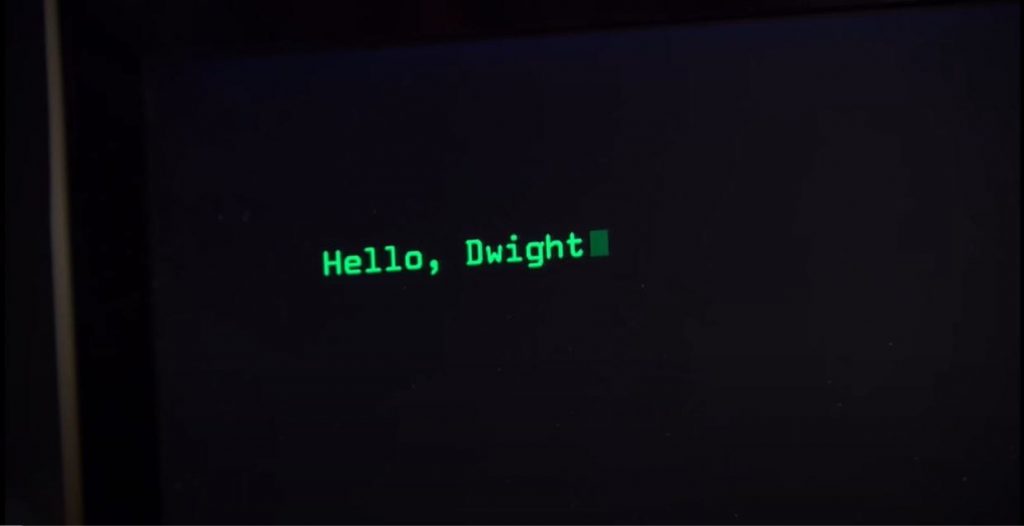 dwight the office matrix broma