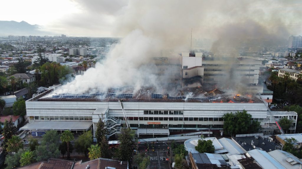 hospital san borja incendio