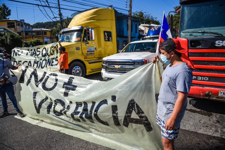 paralización camiones