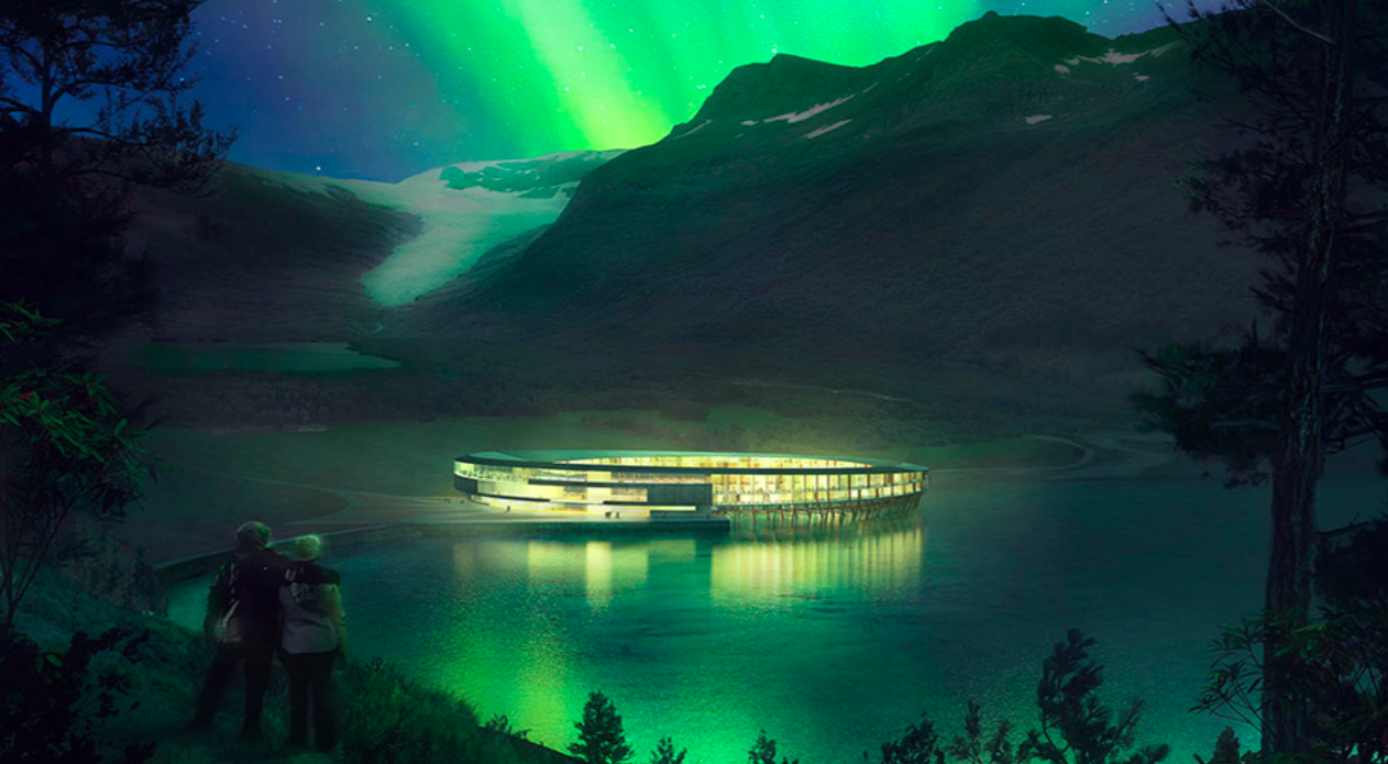 svart aurora boreal