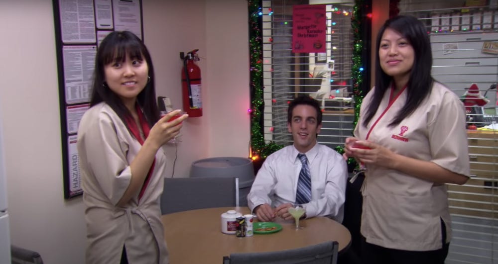 the office actriz racismo