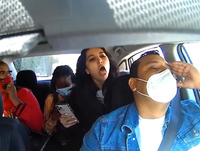 conductor uber mascarilla