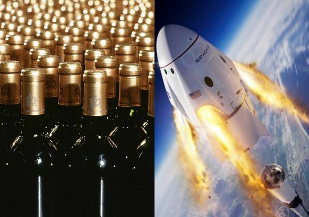 vino cohete espacial