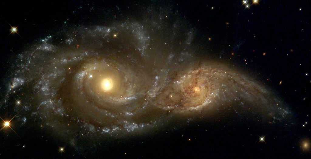 colisión galaxias