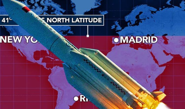 China Rocket MAP Where Out Of Control Long March 5b