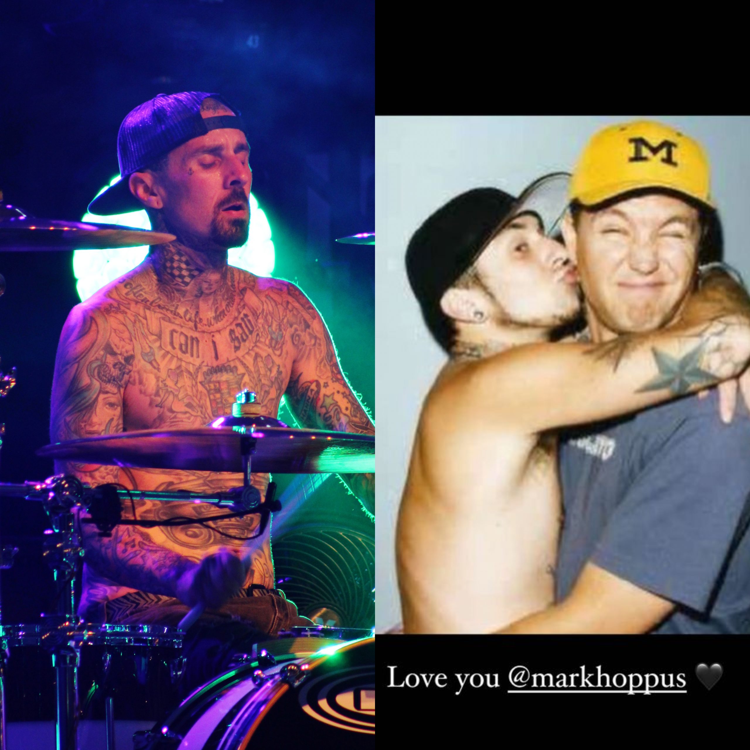 Mark Hoppus Y Travis Barker (1)
