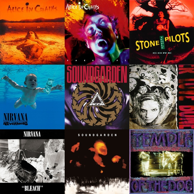 10 álbumes Clásicos Del Grunge (2)