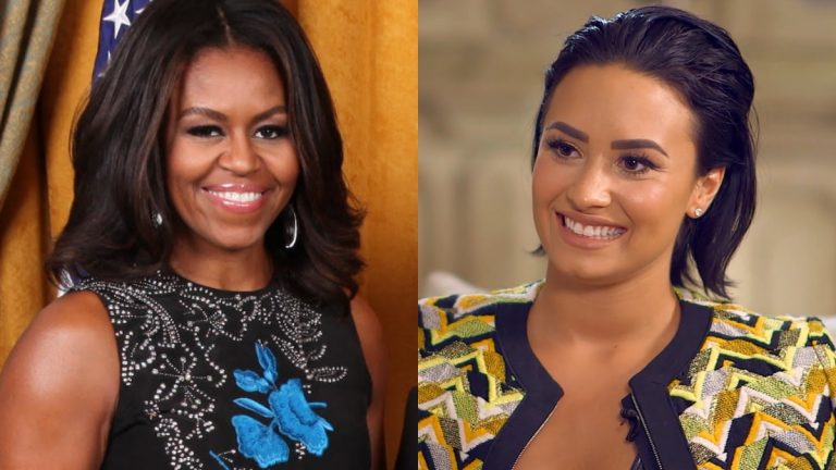 Michelle Obama Y Demi Lovato 19th Cumbre Representantes