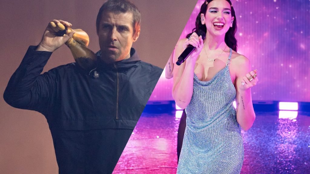Liam Gallagher y Dua Lipa