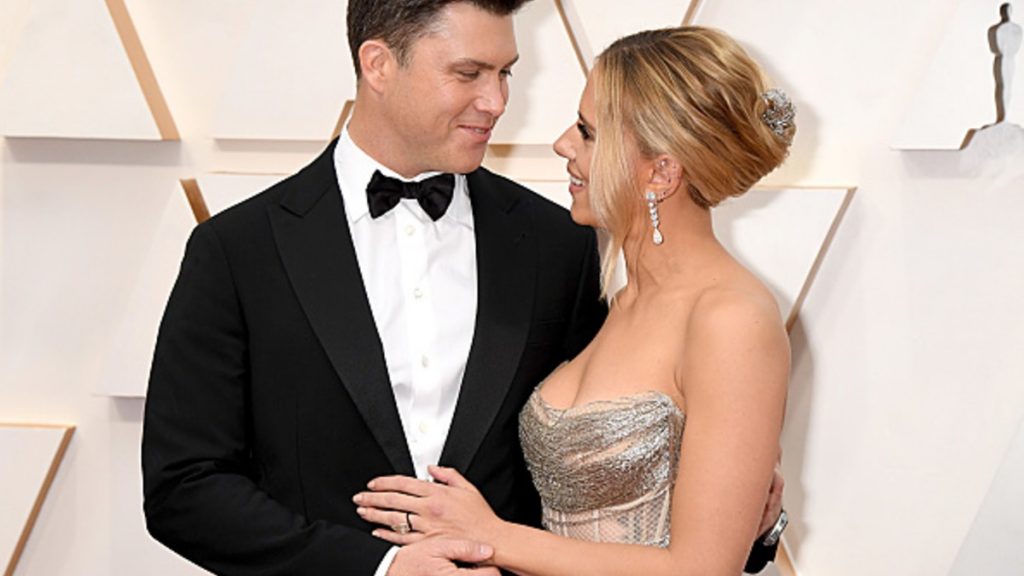 Scarlett Johansson y Colin Jost