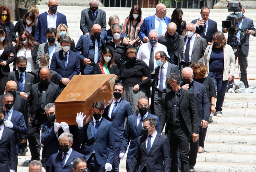 Raffaella Carrà funeral