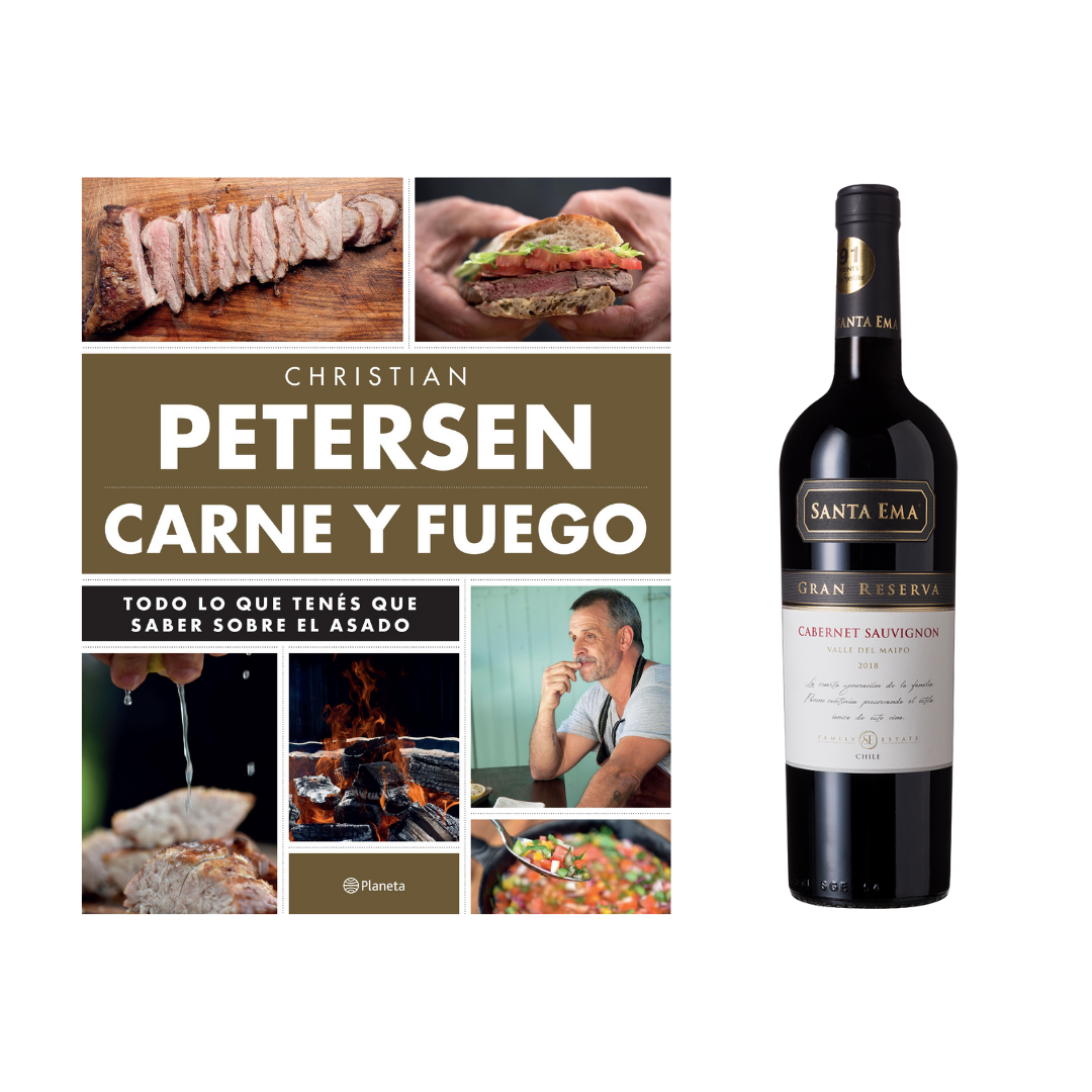 Libro Christian Petersen y vino