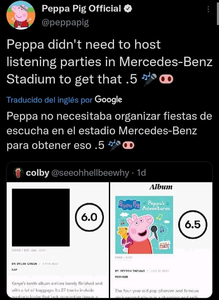 Peppa Pig y Kanye West