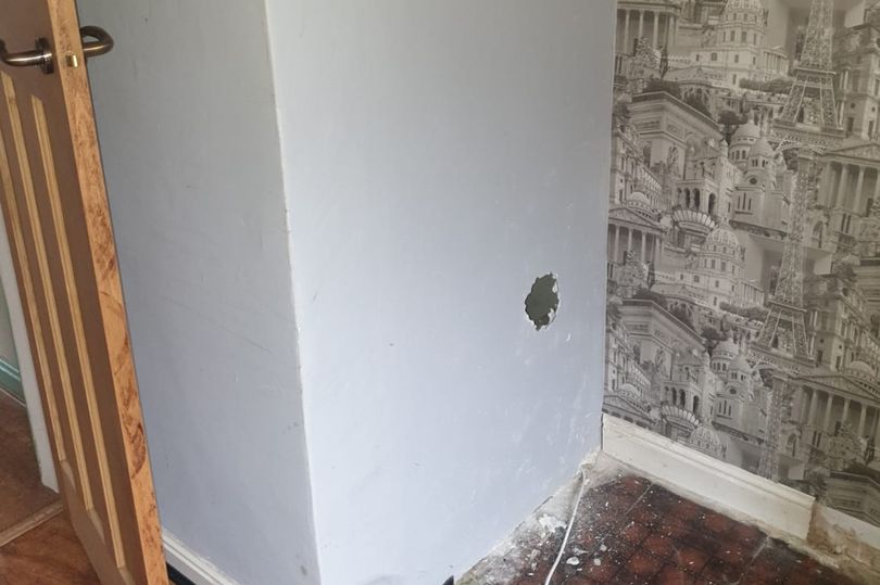 2_The Hole In The Wall Where Jonathan Lewis Found A Doll With A Spooky Note