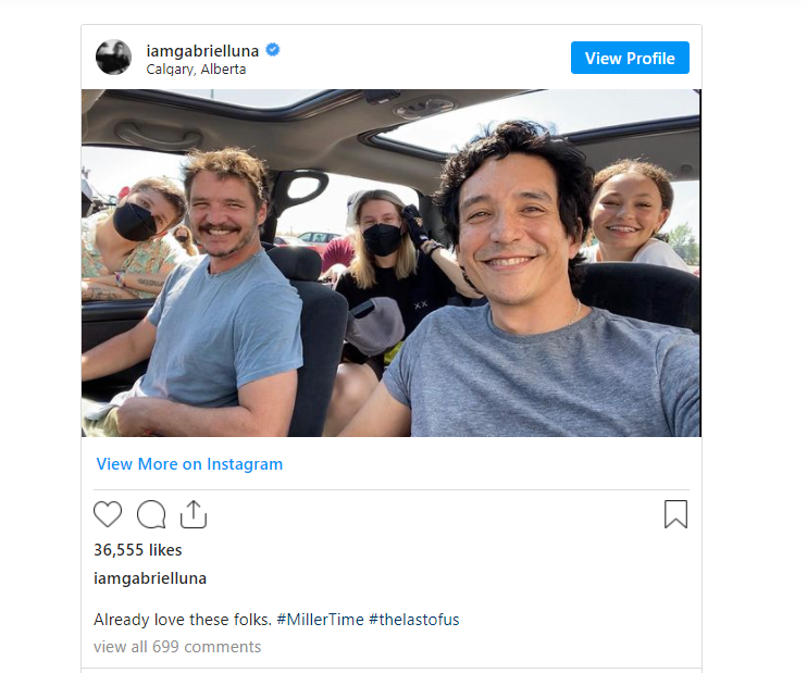 Gabriel Luna Vía Instagram