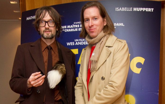 Jarvis Cocker And Wes Anderson Attend The Fantastic MrFox Paris Premiere At Cinema L Arlequin On February 11, 2010 In Paris, France Picture Richard Bord WireImage
