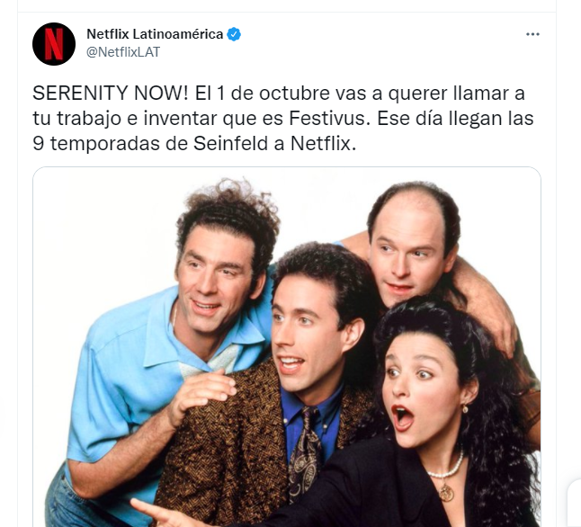 Netflix Vía Twitter
