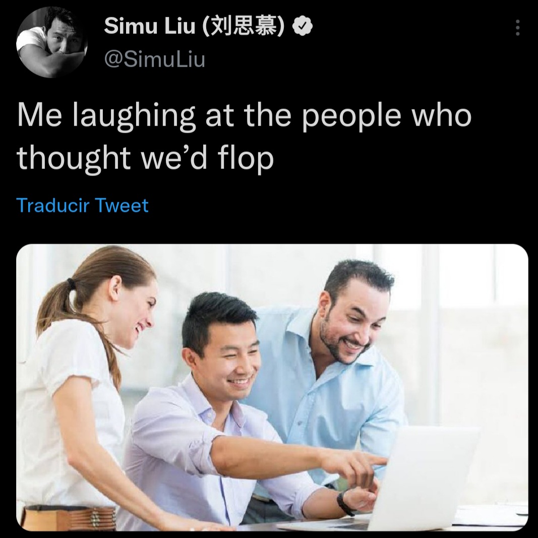 Simu Liu en Twitter