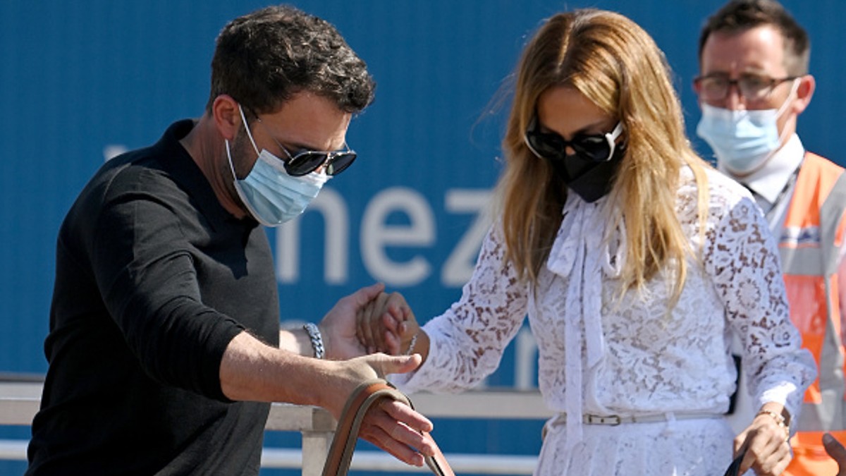 Jennifer Lopez y Ben Affleck en Venecia