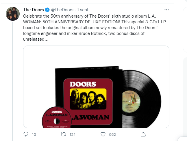 The Doors Twitter