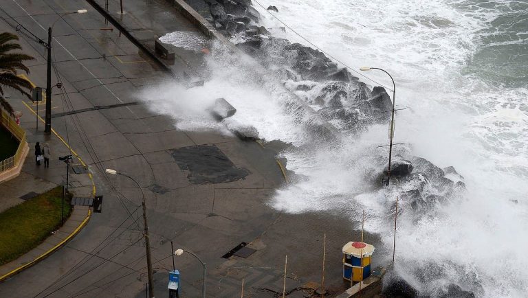 marejadas costas del pais de chile mar crecida regiones playas armada de chile alerta aviso de