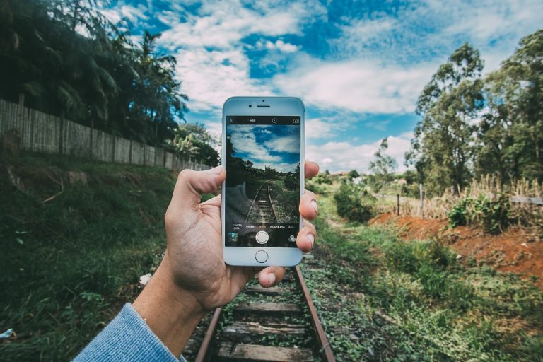 smartphone naturaleza