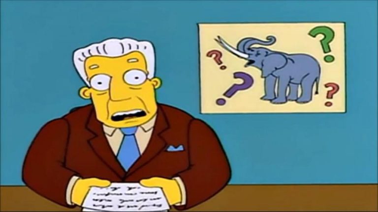 Los Simpsons Elefante