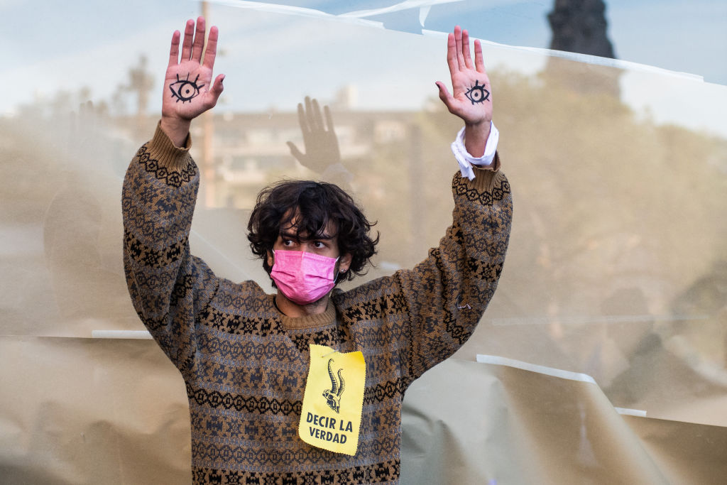 A Climate Change Activist Of Extinction Rebellion Group Is