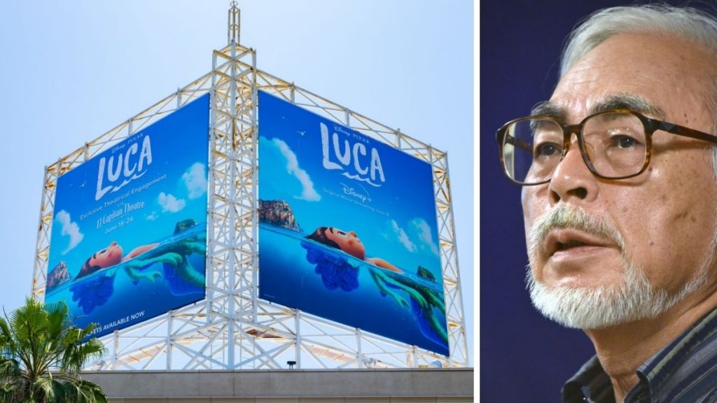 Luca y Hayao Miyazaki
