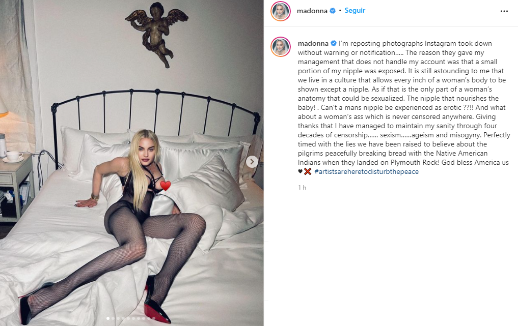 Madonna en Instagram