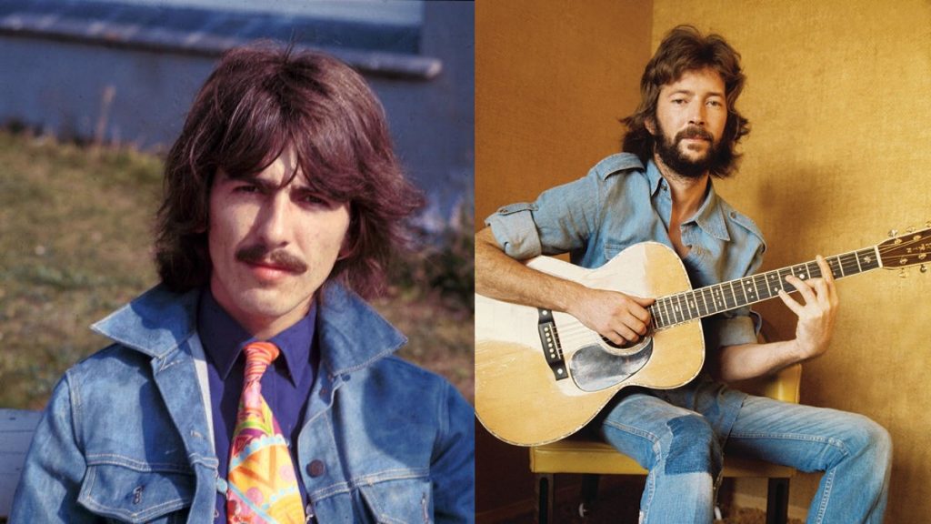George Harrison y Eric Clapton