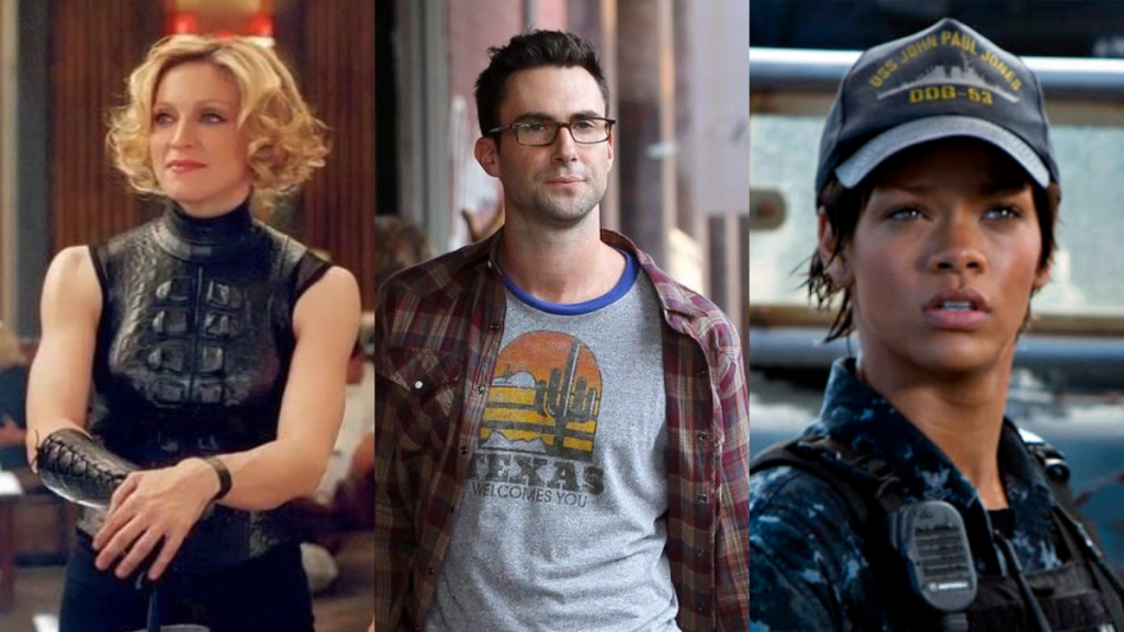 Madonna Adam Levine Rihanna Peores Actuaciones Cine Artistas Musicos Cantantes Las 10