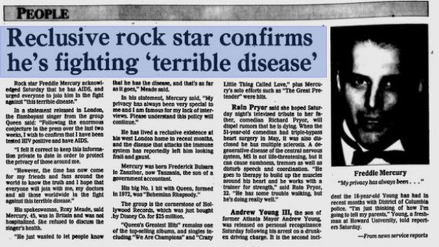 Revista People Muerte Freddie Mercury