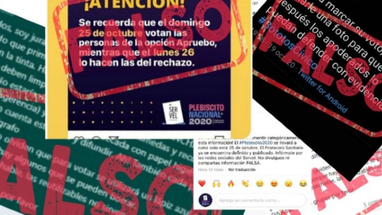 Servel Noticias Falsas