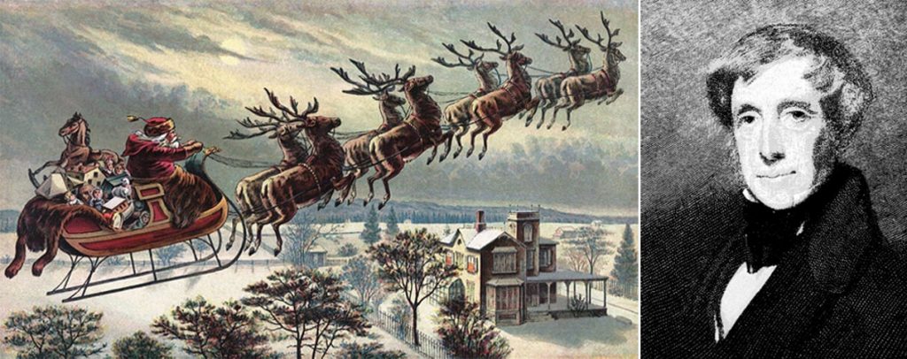 Clement Clarke Moore Santa Claus