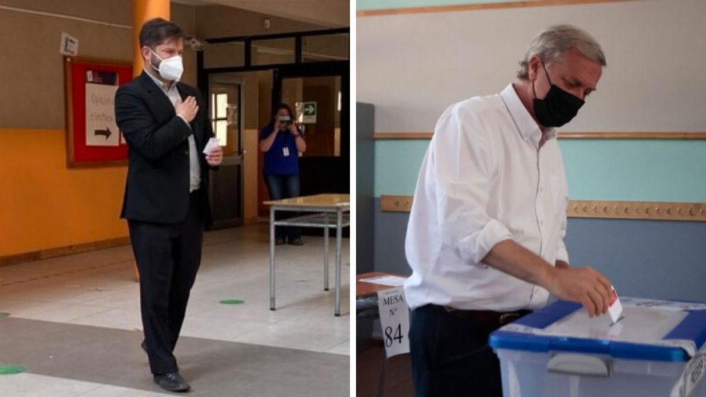 Gabriel Boric y José Antonio Kast