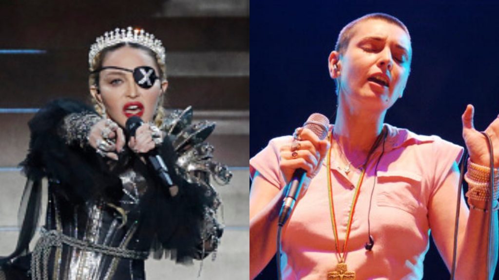 Madonna y Sinead O'Connor