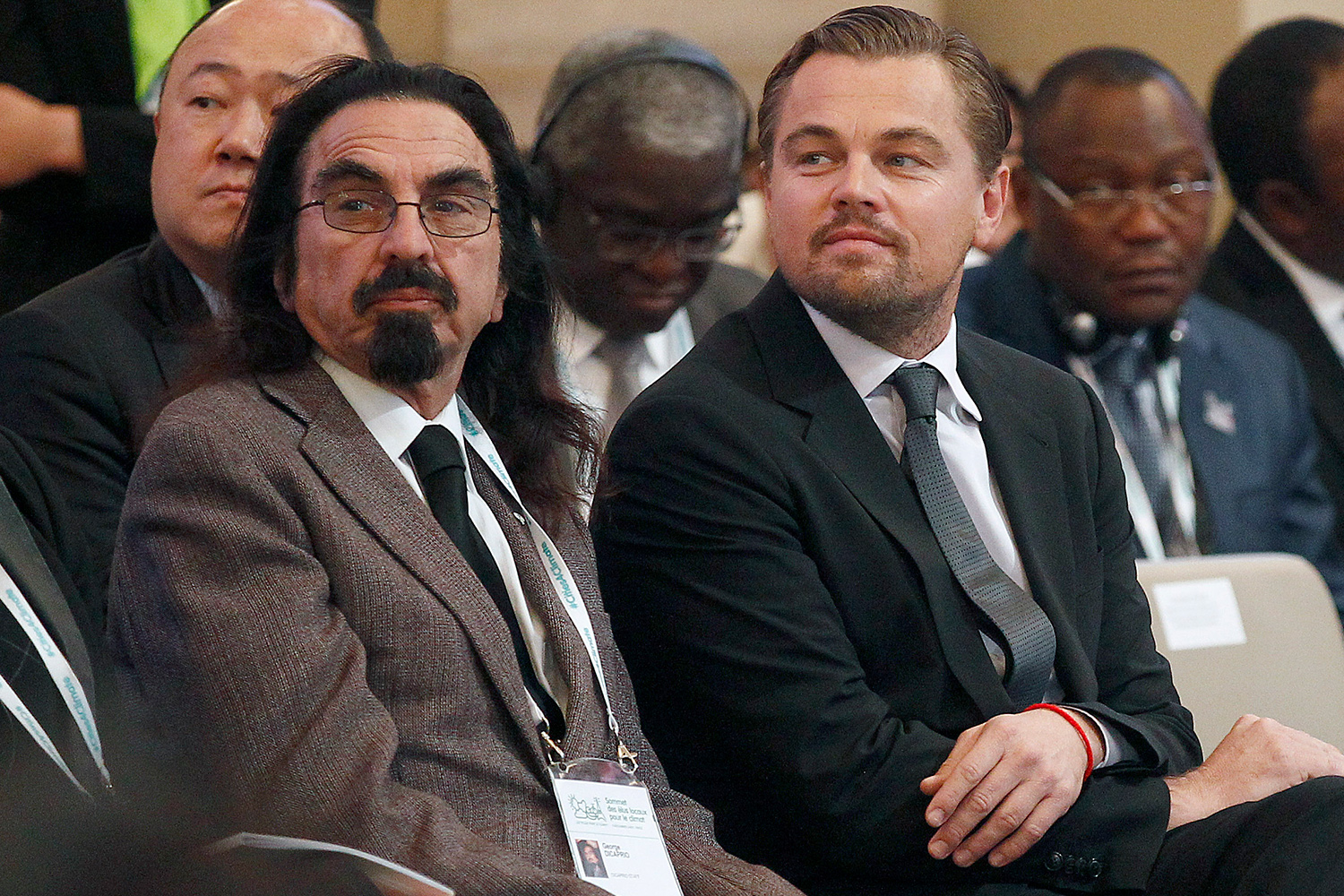 George DiCaprio y Leonardo DiCaprio