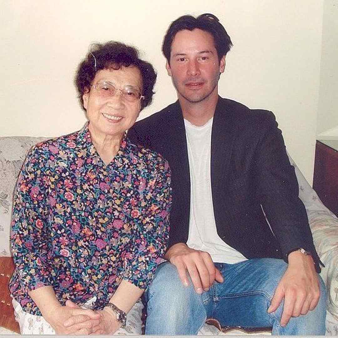 Keanu Reeves y su abuela