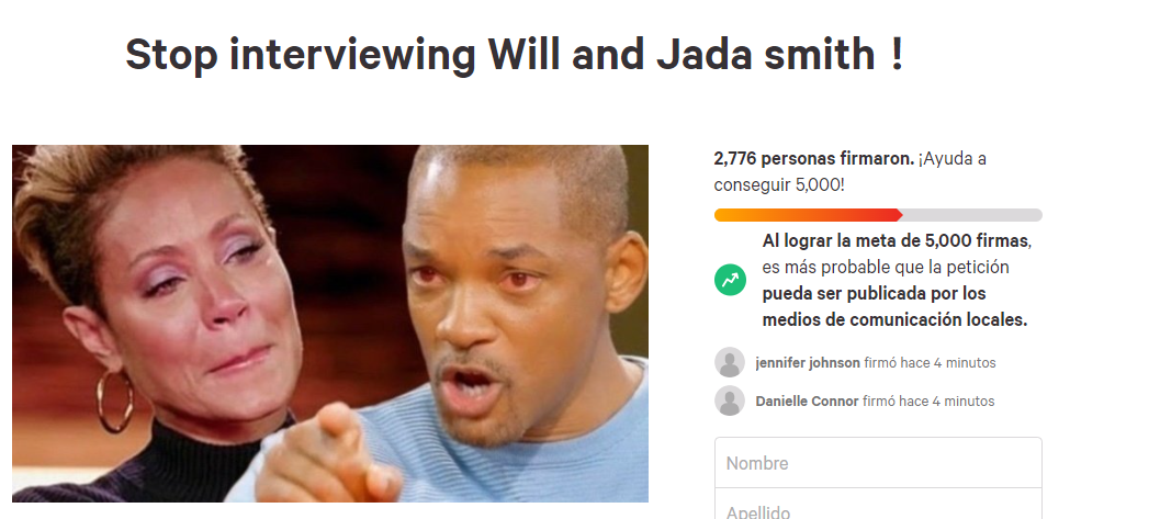 Campaña sobre Will Smith